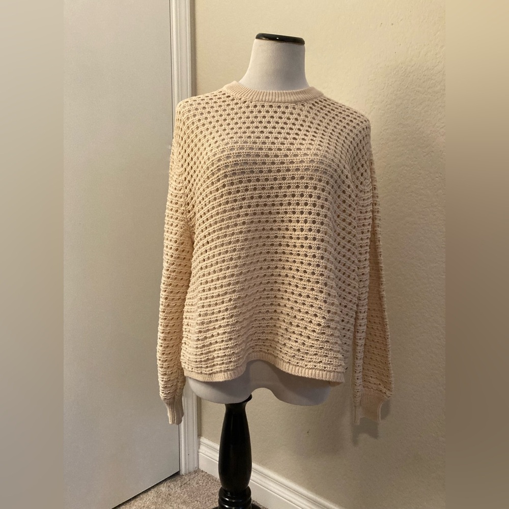 Roxy Women's Cream Knit Sweater